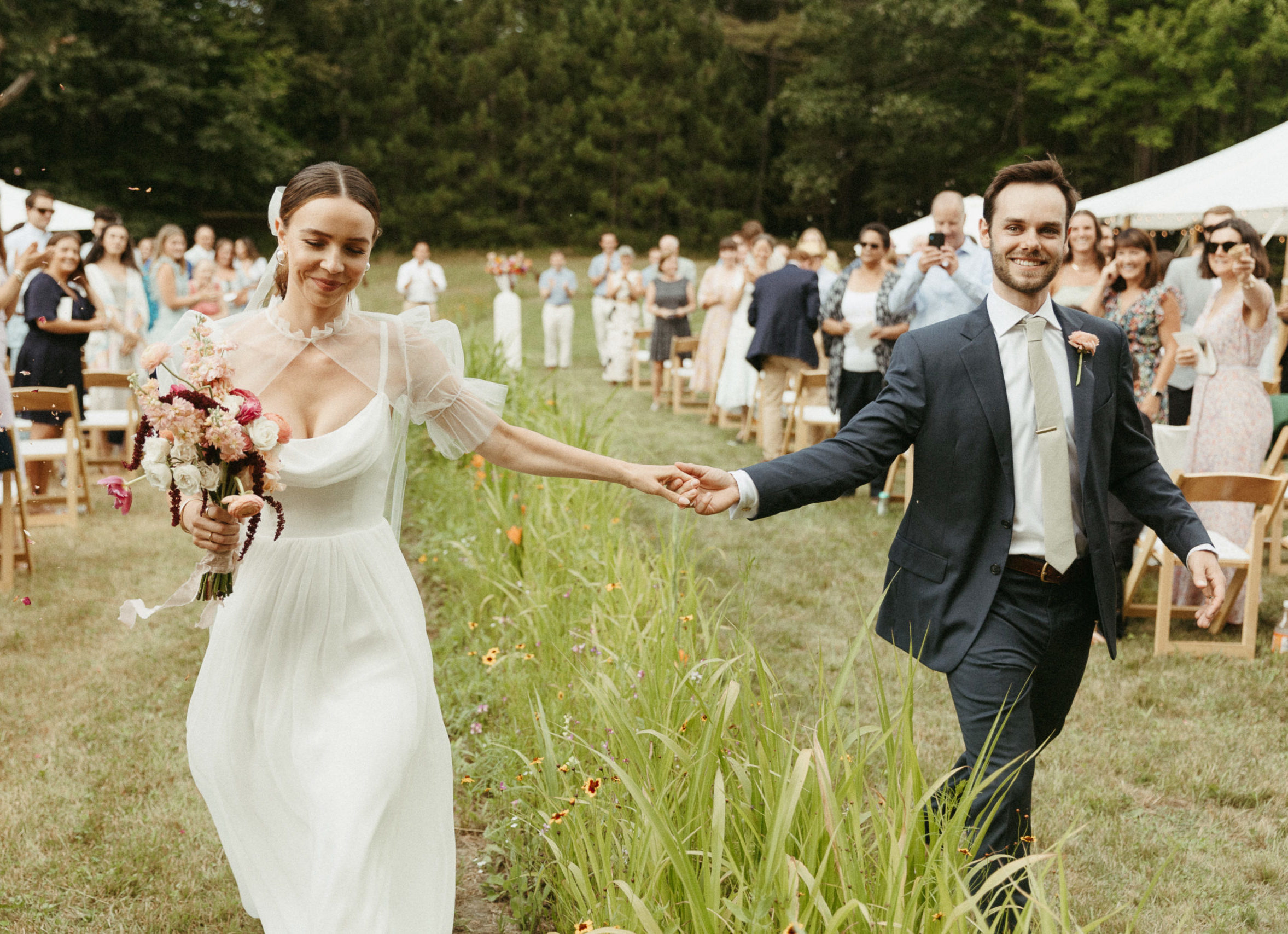 cover photo of Maddie & Oliver's Maine Backyard Wedding